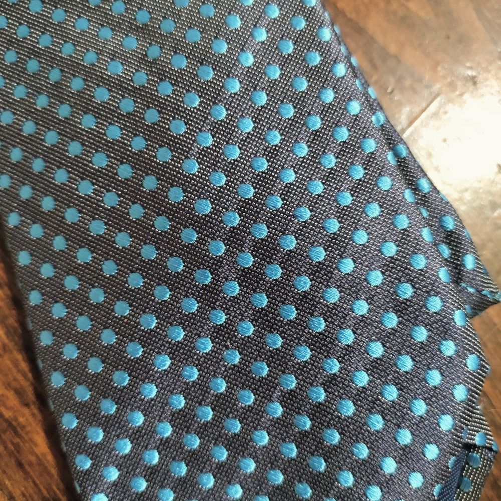 Ted Baker London Blue and Aqua Dot Tie